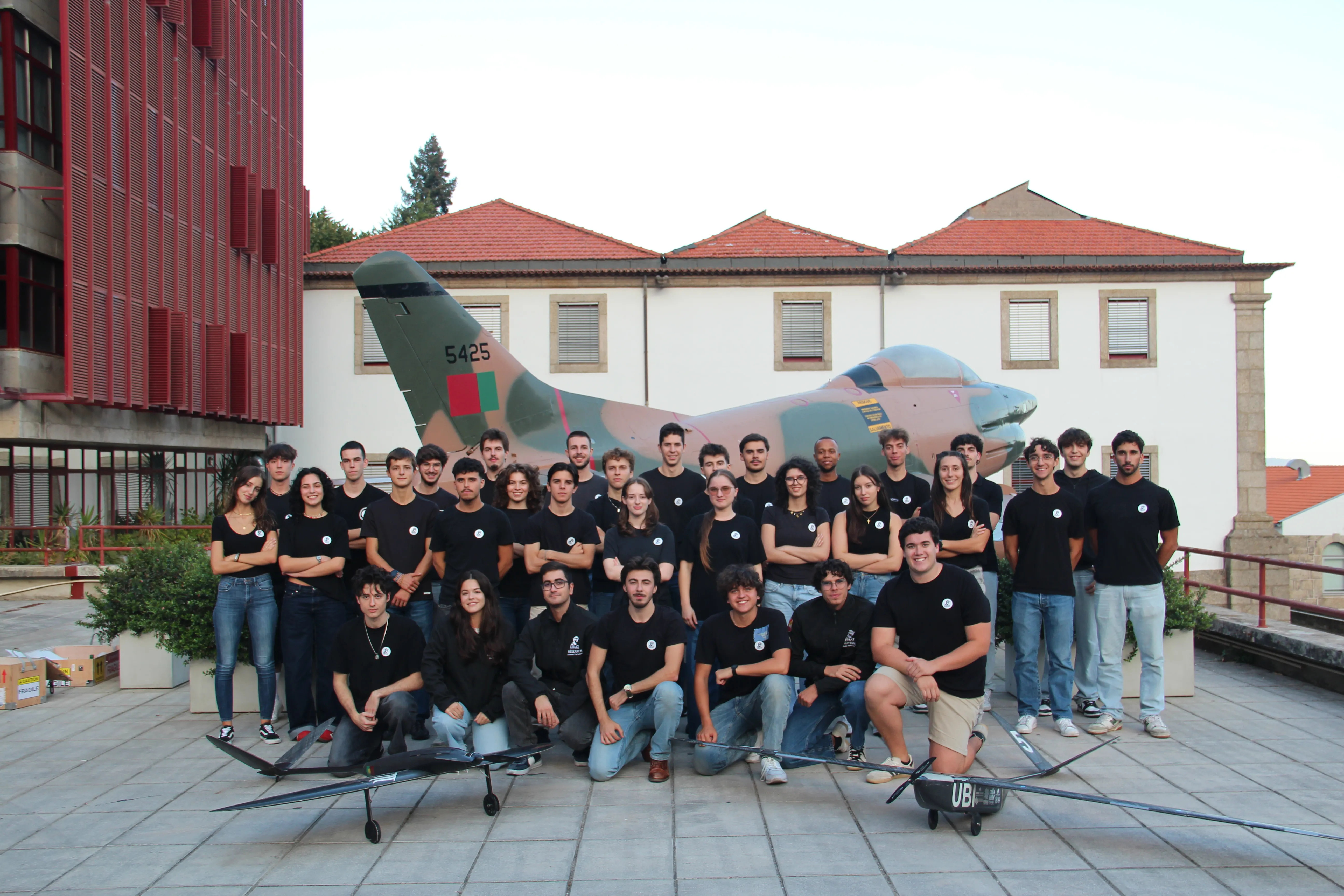 Fotografia de grupo da equipa UBIAT
